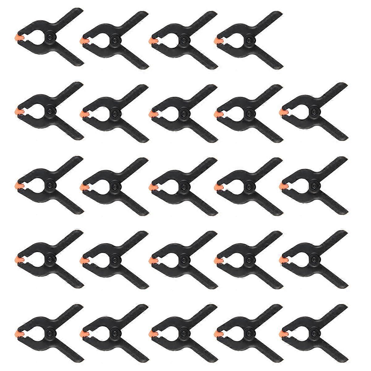 24X Spring Clamps, Plastic Glue Clamps for Universal Use in the Home, Workshop, Photography or Mode