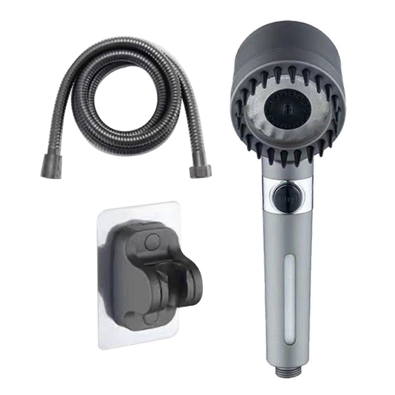 3 Spray Setting Handheld Shower Head High Pressure High-Flow Showerhead Set for Home Use