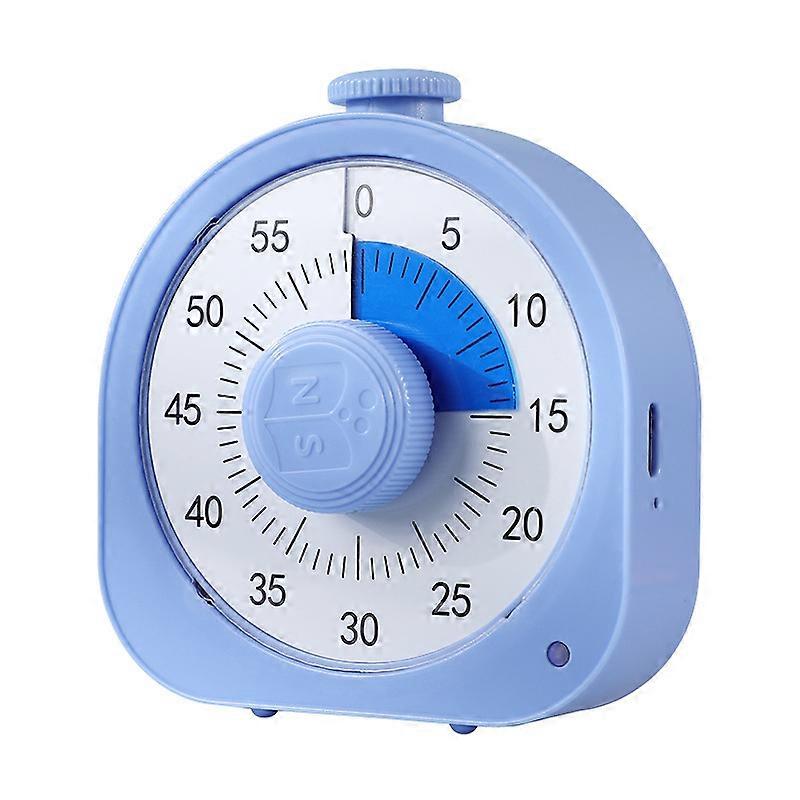 Rechargeable Visual Timer, Timer with Ringtone and Vibration Mode, 60 Minute Countdown Timers Timer,2024 Ping