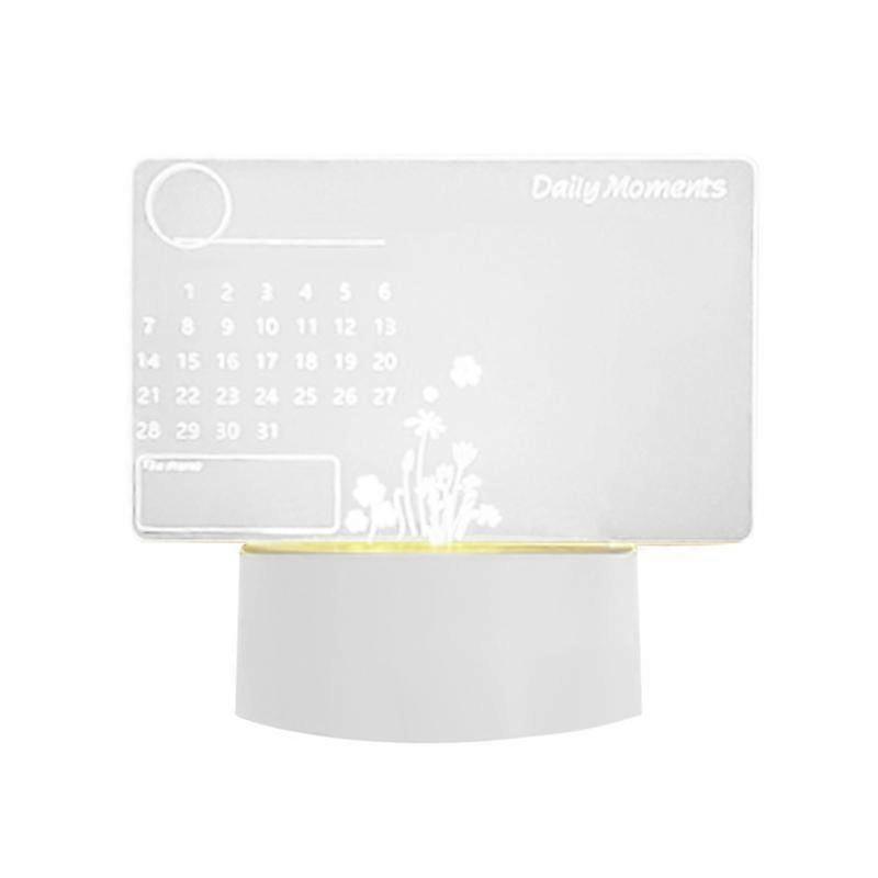 Quadro de notas Creative Led Luz Noturna USB Message Board Luz de Natal com Caneta Presente Para Decoração Lâmpada Noturna