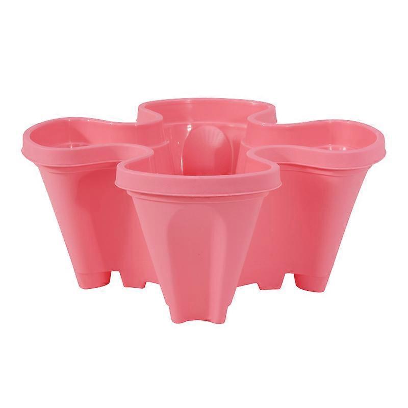 Stack-Up Type Stereoscopic Flower Pot Plastic Stackable Vertical Flower Plant Pot For Garden Home