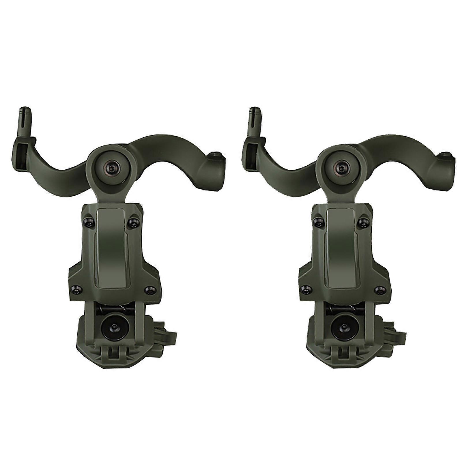 Helmet Headphone Rail Adapter Kit 360-Degree Rotation Headset Helmet Rail Mount Kit for OPS Core ARC Rails