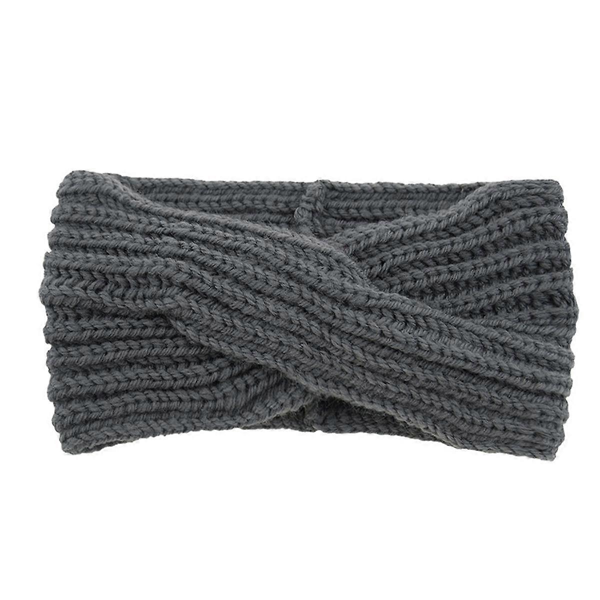 10Pcs Mixed Color Womens Knitted Braid Headband Twist Yarn Hair Bands Crochet Head Wraps for Women