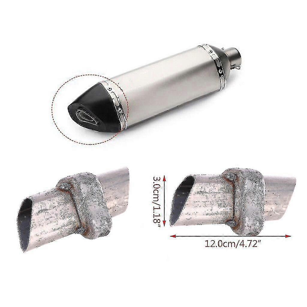 Universal Front Mid End Catalyst Motorcycle Exhaust Muffler