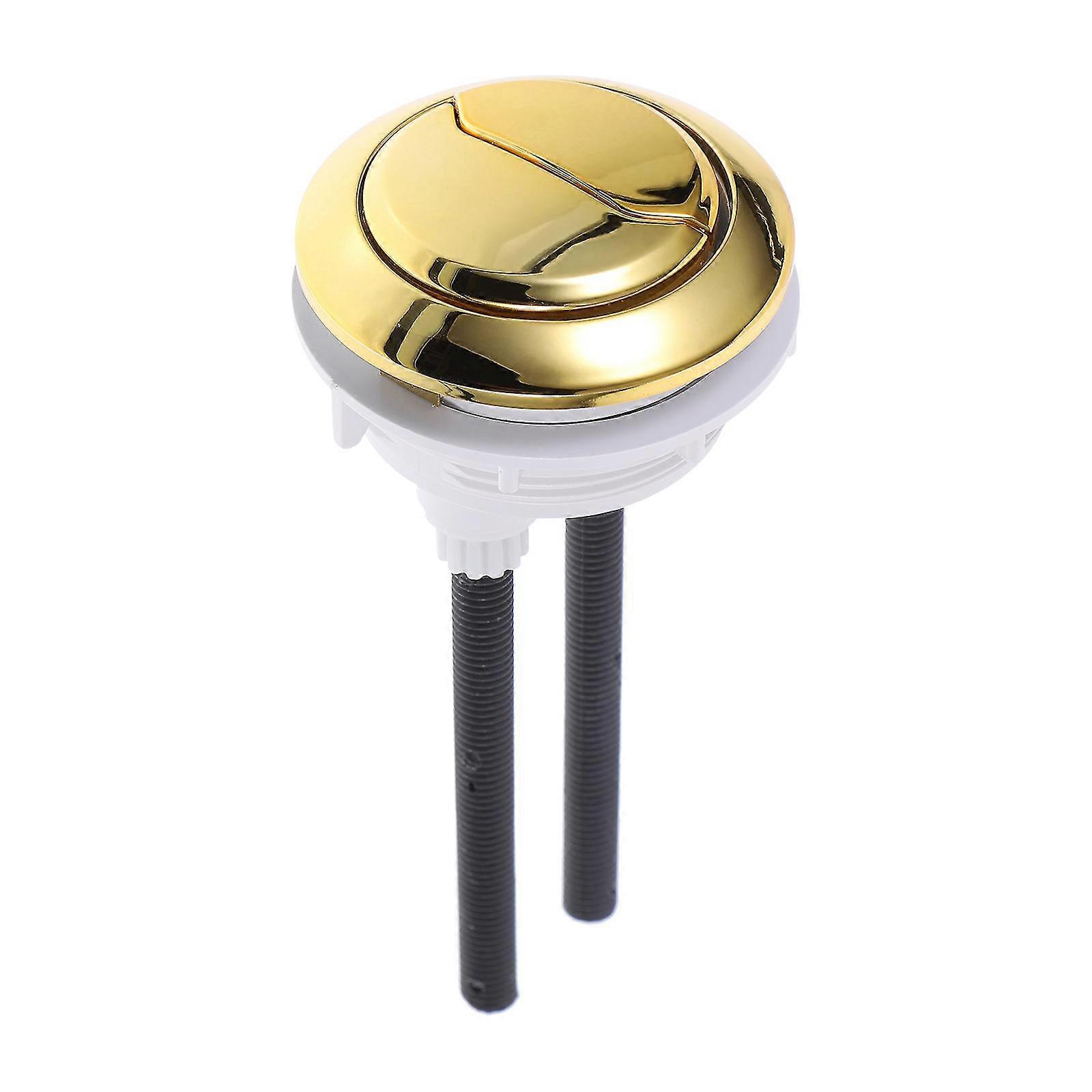Cas d’eau Bouton de toilette à double chasse Bouton de remplacement de toilette Bouton poussoir de toilette Bouton de chasse d’eau de toilette double