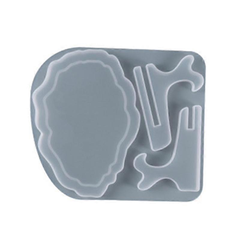 Resin Photo Frame Casting Molds With Stand Holder Mold For Diy Craft Home Decor