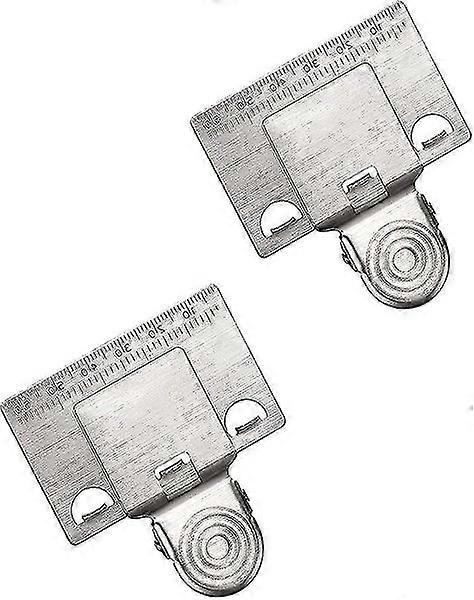 2 Pieces Series Tape Measure Clip New Type Woodworking Precise Positioning