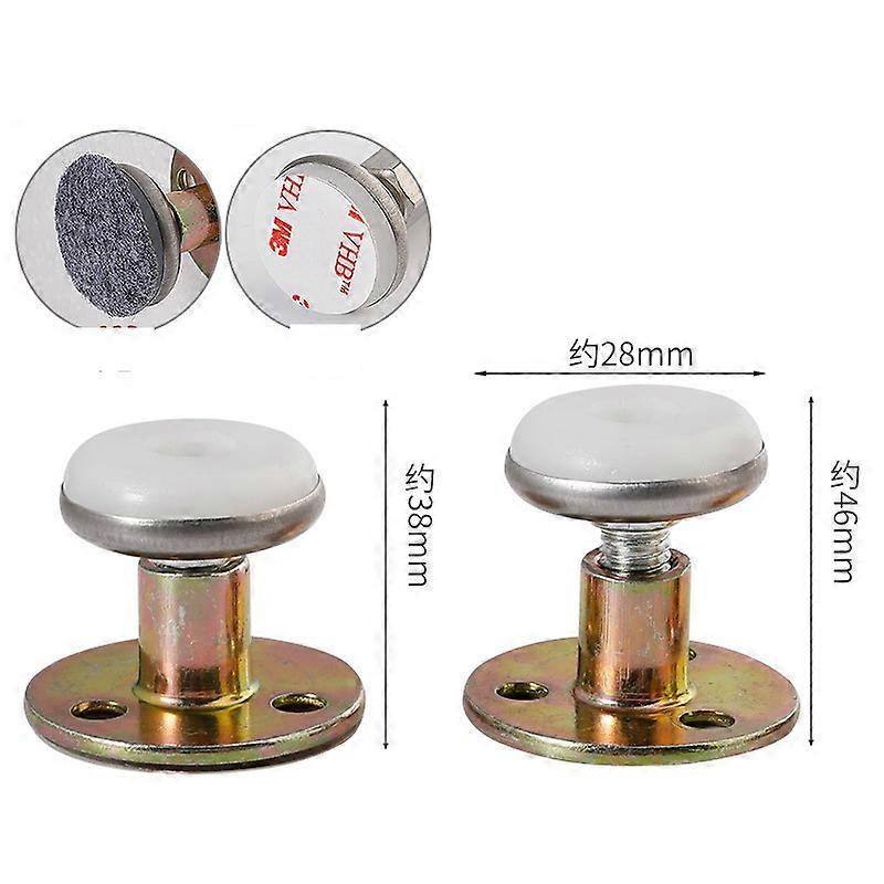 4pcs Stainless Steel Bedside Fixer