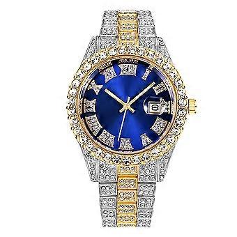 Men Fashion Watch Clock Stainless Steel Casual Dress Wrist Crystal