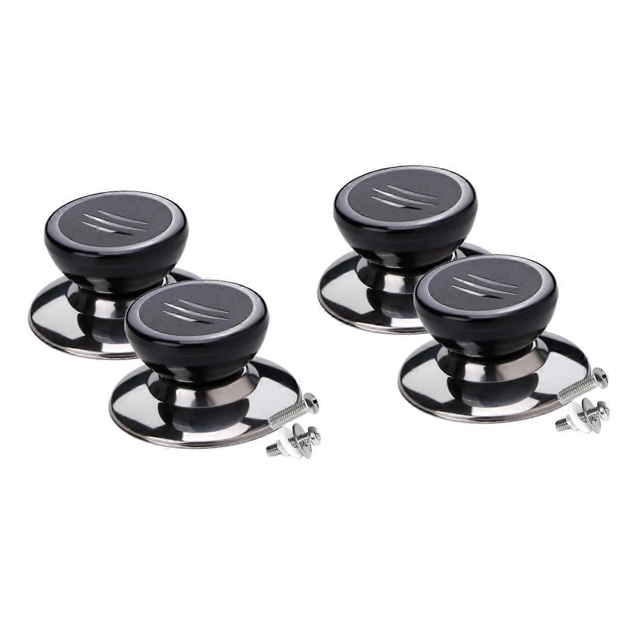 4 Pcs Lid Handle Portable Cooker Universal Pan Lid Metal Handle Lid Replacement Glass Cooking Pot Universal Lid Handle Household Pan Lid Knobs Pot Sup