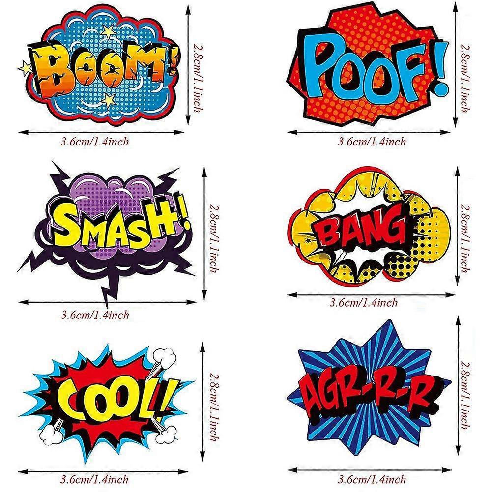 120pcs Hero Themed Party Decorations, Hero Sign Cutouts Theme Party ...