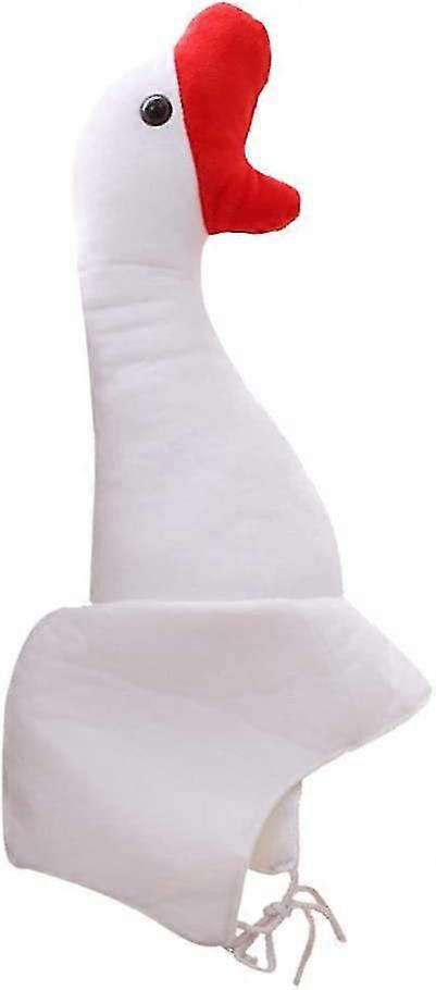 Plush Goose Hat Stuffed (white)