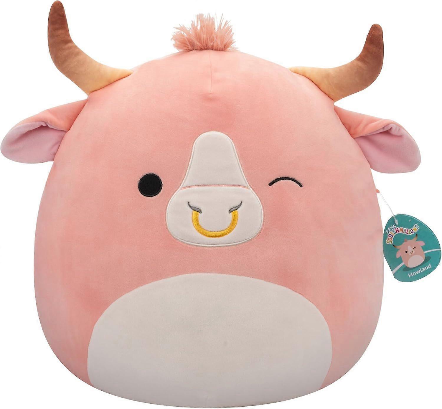 Squishmallows - 16Inch - Howland - Peach Brahma Bull Plush Toy