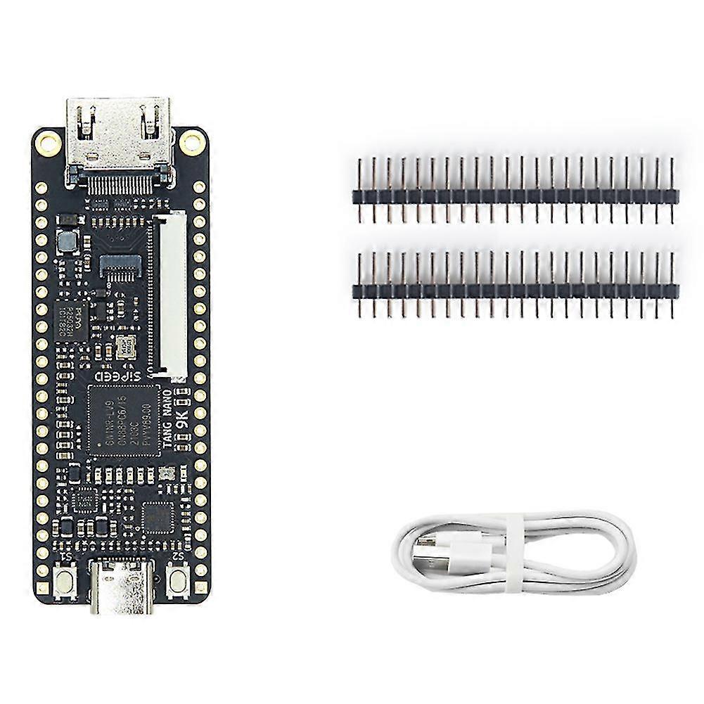 For Tang Nano 9k Fpga Development Board Gowin Gw1nr-9 Risc-v Hd With Type C Cable