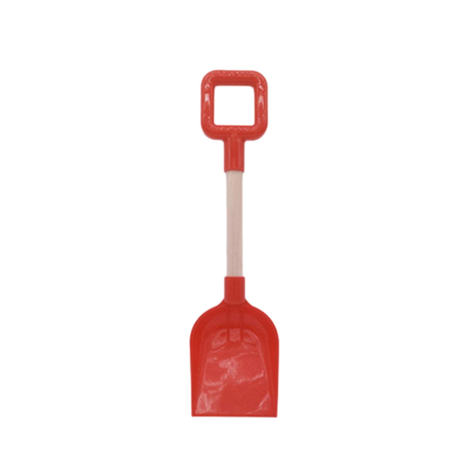 Kids Winter Outdoor Snow Shovel Toy with Long Handle Colored Beach Sand Shovel Parent-child Interactive Digging Tool DIY Snow Castle Building Outdoor
