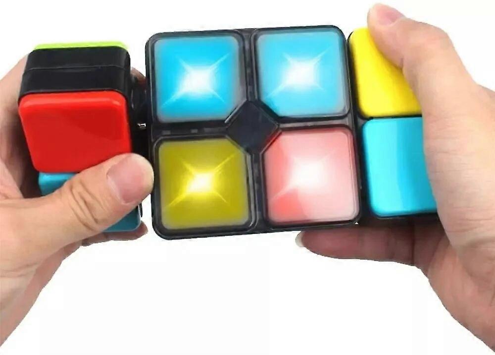 Giochi interattivi Flipslide Magic Cube Flip Slide Match Puzzle Giocattoli con la luce Velocità Livello di memoria Modalità multiplayer