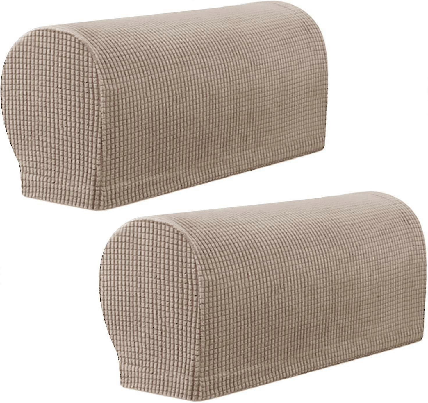 2st Armstödsöverdrag Mjuk Polyester Spandex Stretch Tyg Vattentäta armlock för stol, soffa, soffa