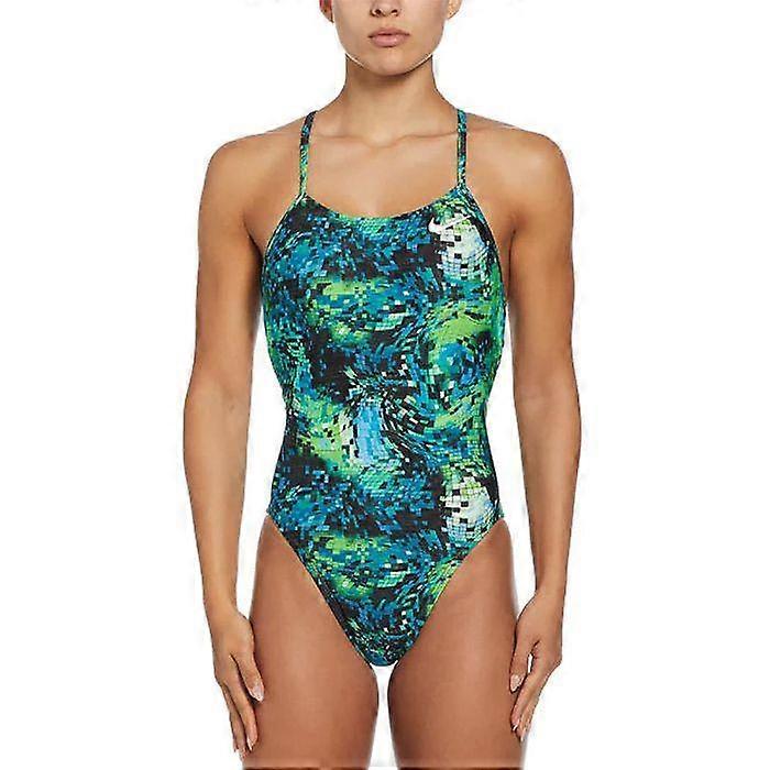 Nike Hydrastrong Multiprint Lace-Up Tie-Back Maillot De Bain - Bicoastal - Fille