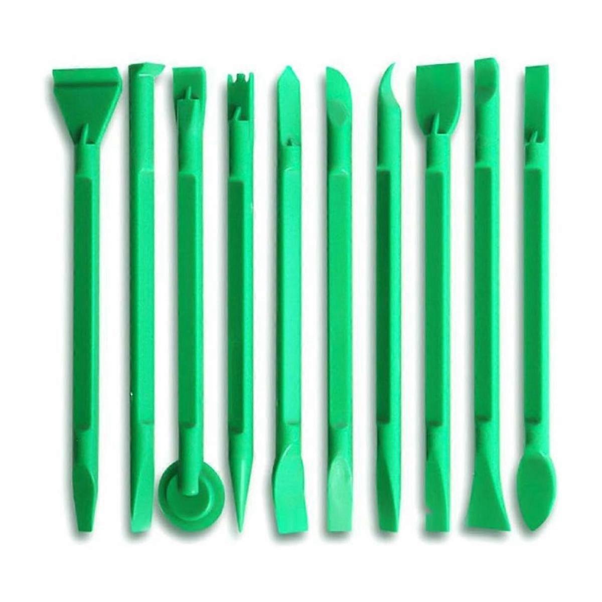 10 in 1 Double Head Plastic Pry Opening Tool Spudger for Mobile Phone Laptop PC Assemble Disassembl