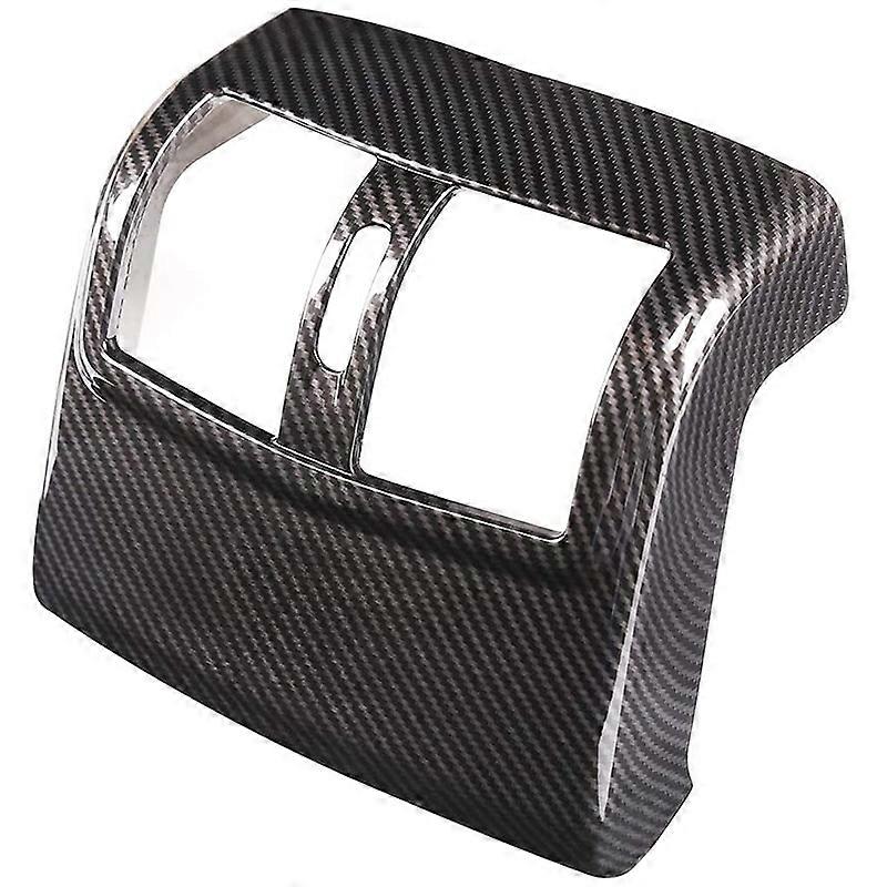ABS Carbon Fiber Rear Air Condition Outlet Vent Cover Trim Sticker Accessories For W212 E-Class 201