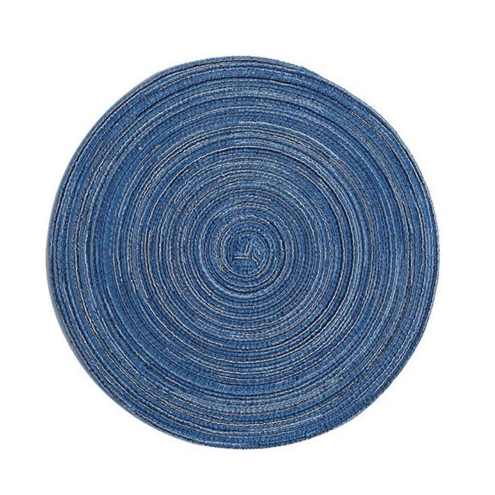 Round Woven Place Mats Washable Non-slip And Comfortable Round Table Mats For Home Holiday Party