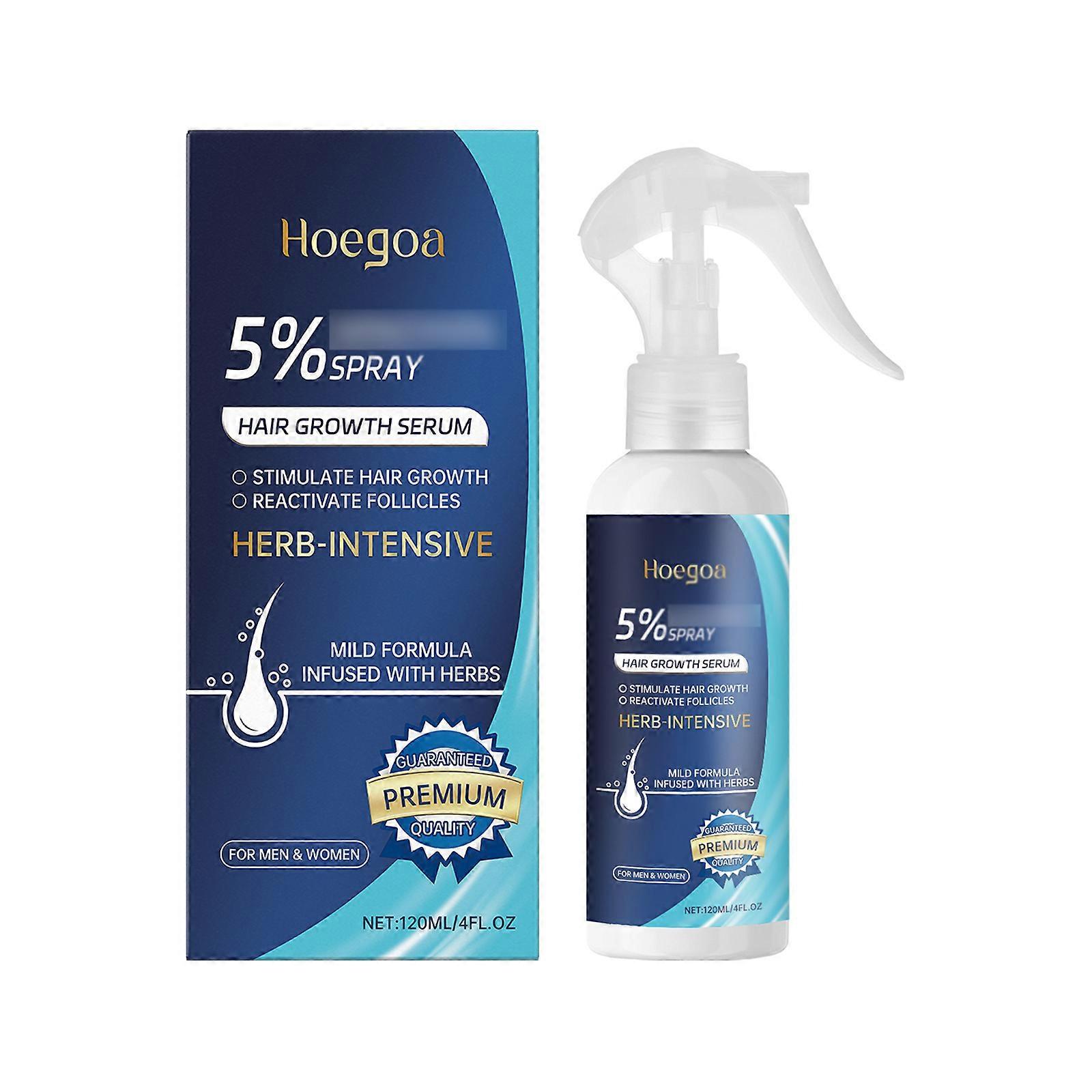 Spray de Crescimento de Cabelo com Óleo de Rícino, Tratamentos de Perda de Cabelo com Óleo de Rícino para Homens e Mulheres