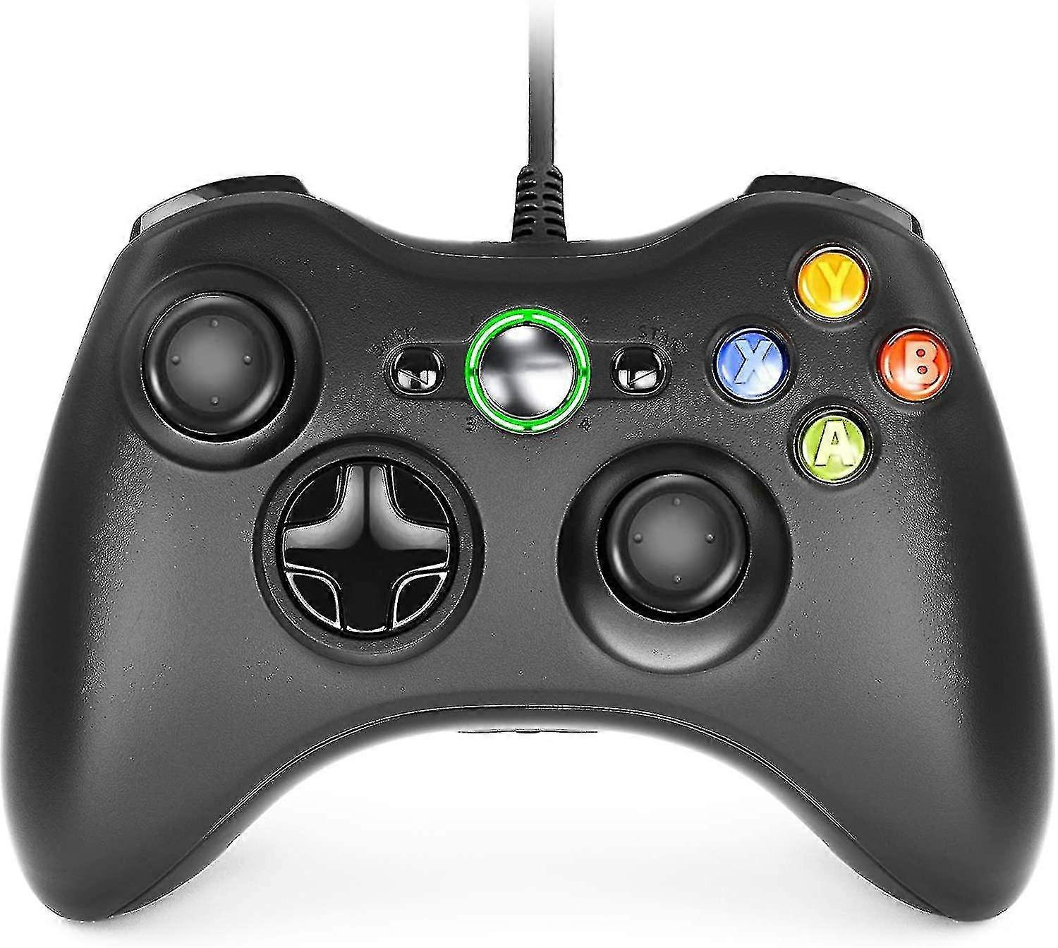 360 Controller, Game Controller Usb Wired Pc Joystick Gamepad For Xbox 360,improved Ergonomic Design Controller,support Xbox 360 Pc Windows 7/8/10
