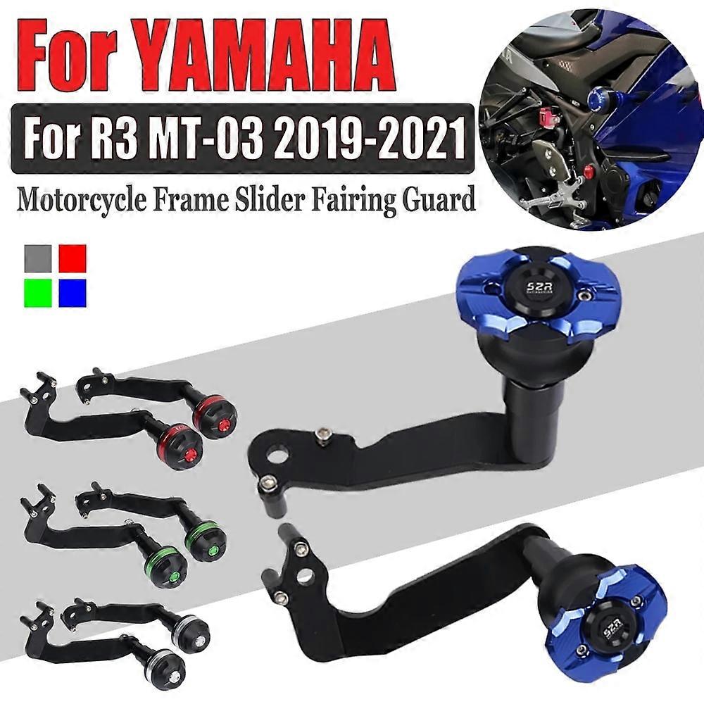 Almohadillas de choque para motocicleta YZF R3, Protector de Carcasa de motor, piezas para YAMAHA YZF-R3 YZFR3 MT03 2019 2020 2021
