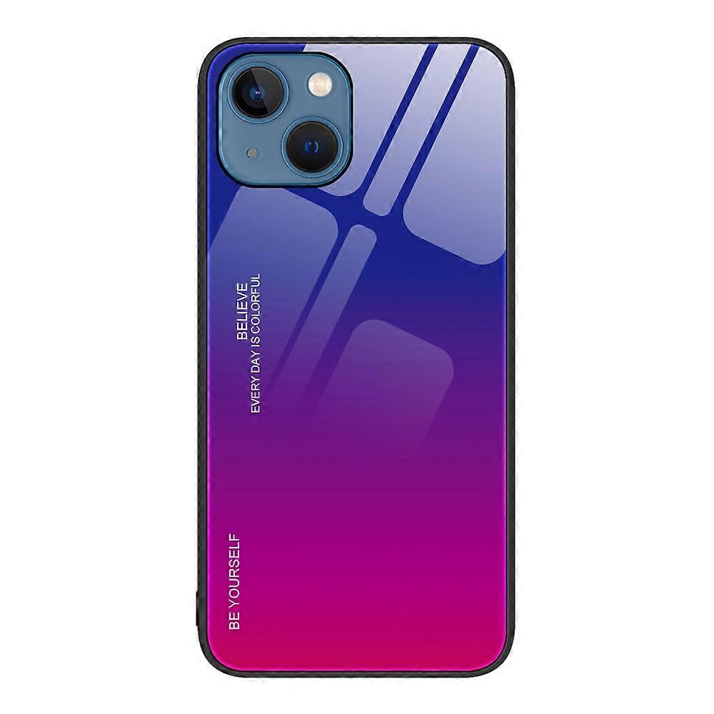 Pro iPhone 14 Plus Gradient Color Glass Case
