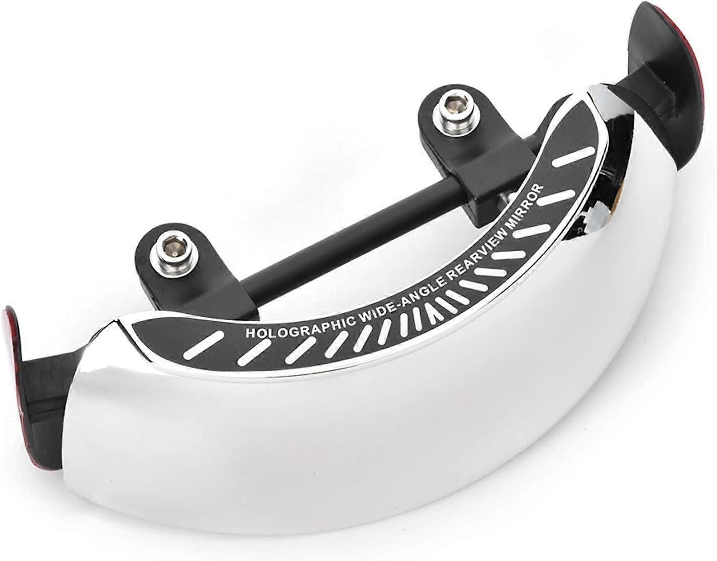 Wide Angle Rearview Mirror for Motorbike, Rider Scan Mirror 180 Degree View Motorcycle Windscreen Mount Rear View Mirror