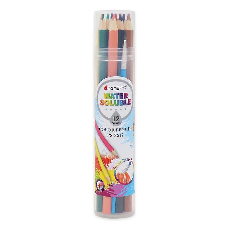 12 Farben, wasserlöslich, A1Farbstifte, löschbar, Dreieck, Stab, farbig, Blei, Kinder, Grundschüler, Graffiti, Zeichenstift, Schreibwaren,