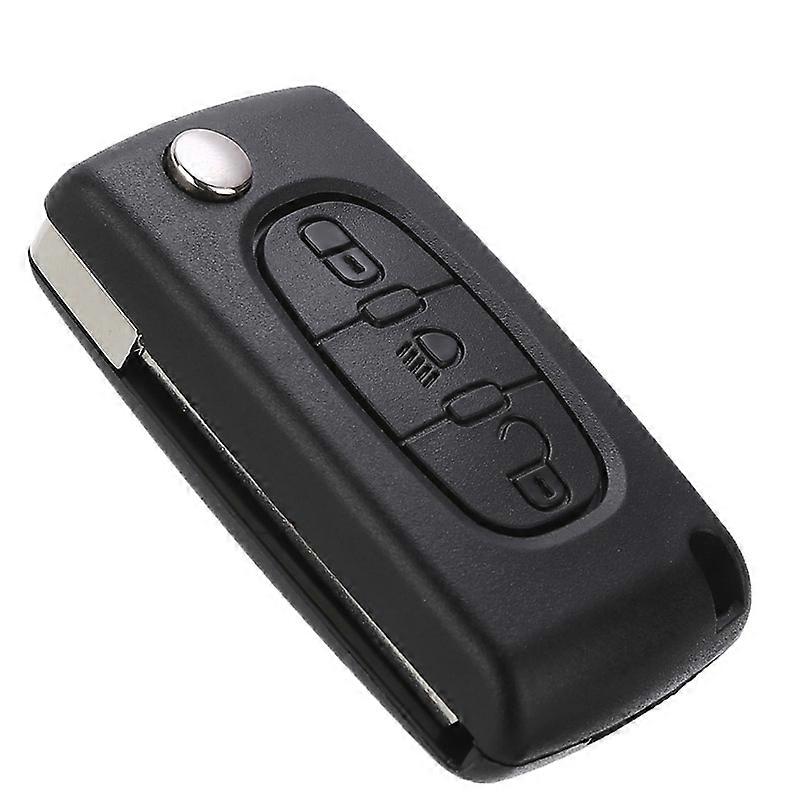 1pcs 3 Buttons Remote Key Case Shell  Entry Fob Case Car Alarm Cover Housing For CITROEN C2 C3 C4 C5 C6 Keyless