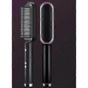Hair Straightener Comb Matte Black-AM