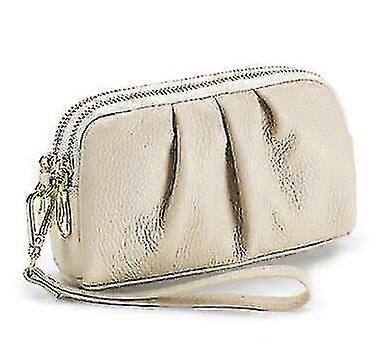 Women's Leather Double Layer Large Capacity Handbag