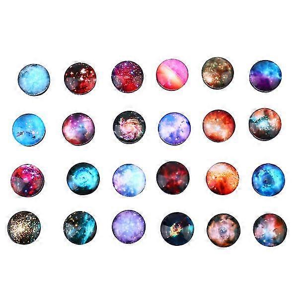 24pcs Chic Planetary Refrigerator Magnets Fridge Magnets Fridge Decoration-c