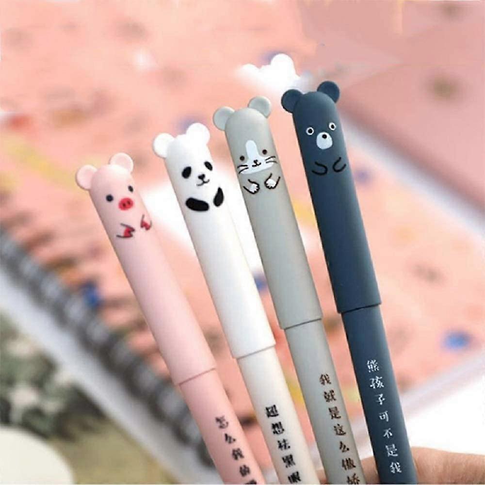 Mutsitaz Löschbare Stifte Set - 8 Tier-Stifte Mit 24 Nachfüllungen 0,7mm