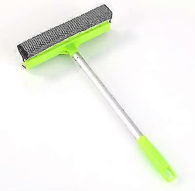 Home Double Clean Double Window Multi-function Brush Scraping Paint Wash Cleaning Clean Window Wiper Tools, Green - -