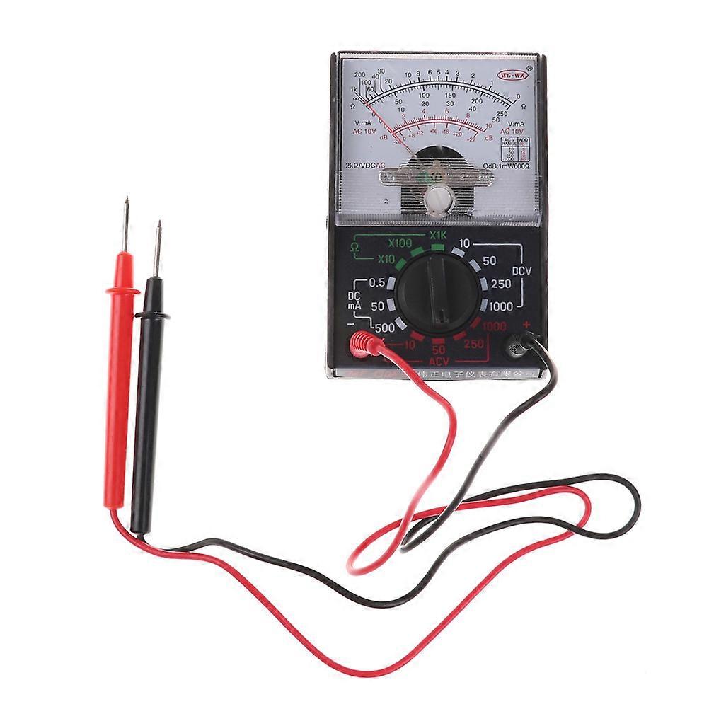 MF-110A Electric Analog Multimeter Multitester Portable Voltmeter Ammeter AC / DC Voltage Current OHM Multi Meter Tester 1PCS