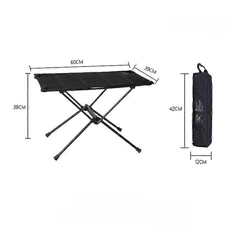 Ultragular portable folding folding campsite, aluminum alloy, Quedesk outdoor furniture, mini picnic, barbecue, visits, British utensils, 1 piece