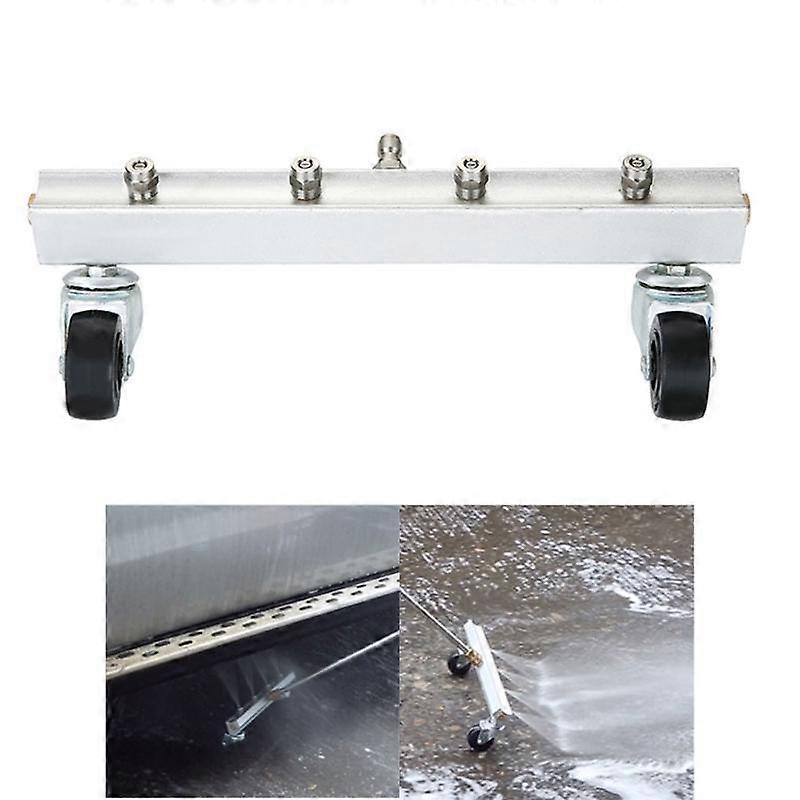 Arysiedder Water Broom Cleaner High Pressure Chassis Washer Quick Connection Chassis Cleaning Nozzle