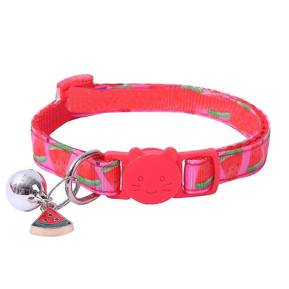 Cute Fruit Patterns On Bright Collar Nylon And Matching Leash