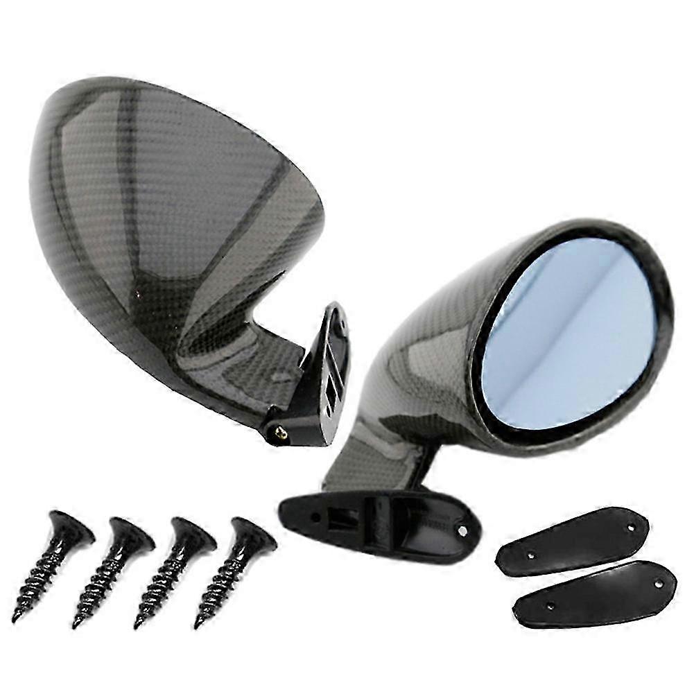 California Style Left & Right Car Classic Retro Door Wing Side Mirror Rearview Vintage Matte Univer