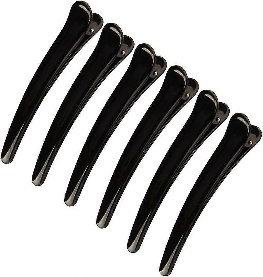 6 יח 'קליפים לשיער אליגטור, קליפים לשיער ברווז, סלון בארט, קליפסים למספרה מפלסטיק, עבור Wom