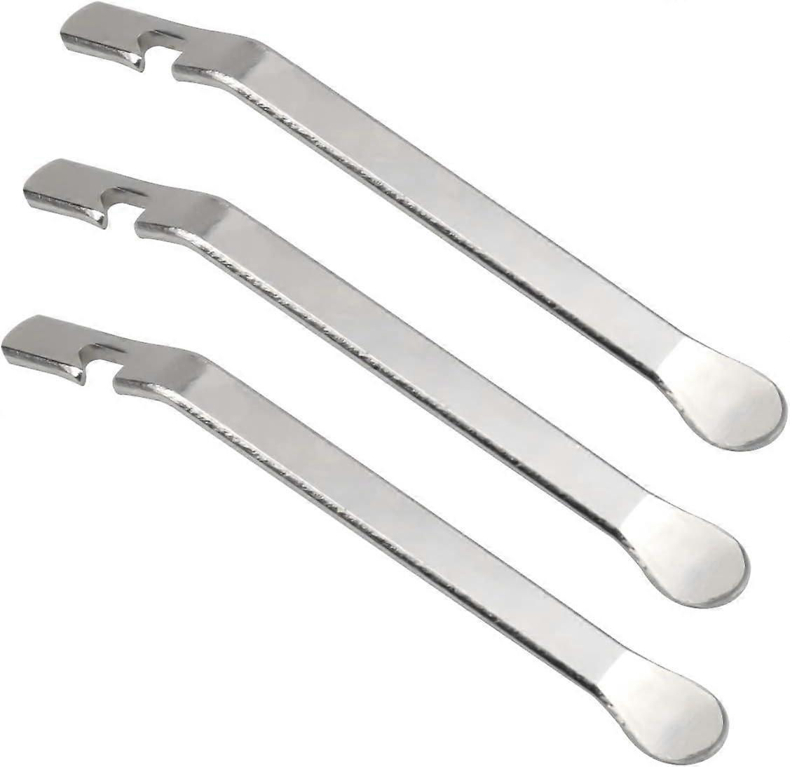 4PCS Stainless Steel Bicycle Tire Lever Tyre Spoon Iron Changing Tool, Bike Tire Levers to Repair Bike Tube for Tires Repairing Changing