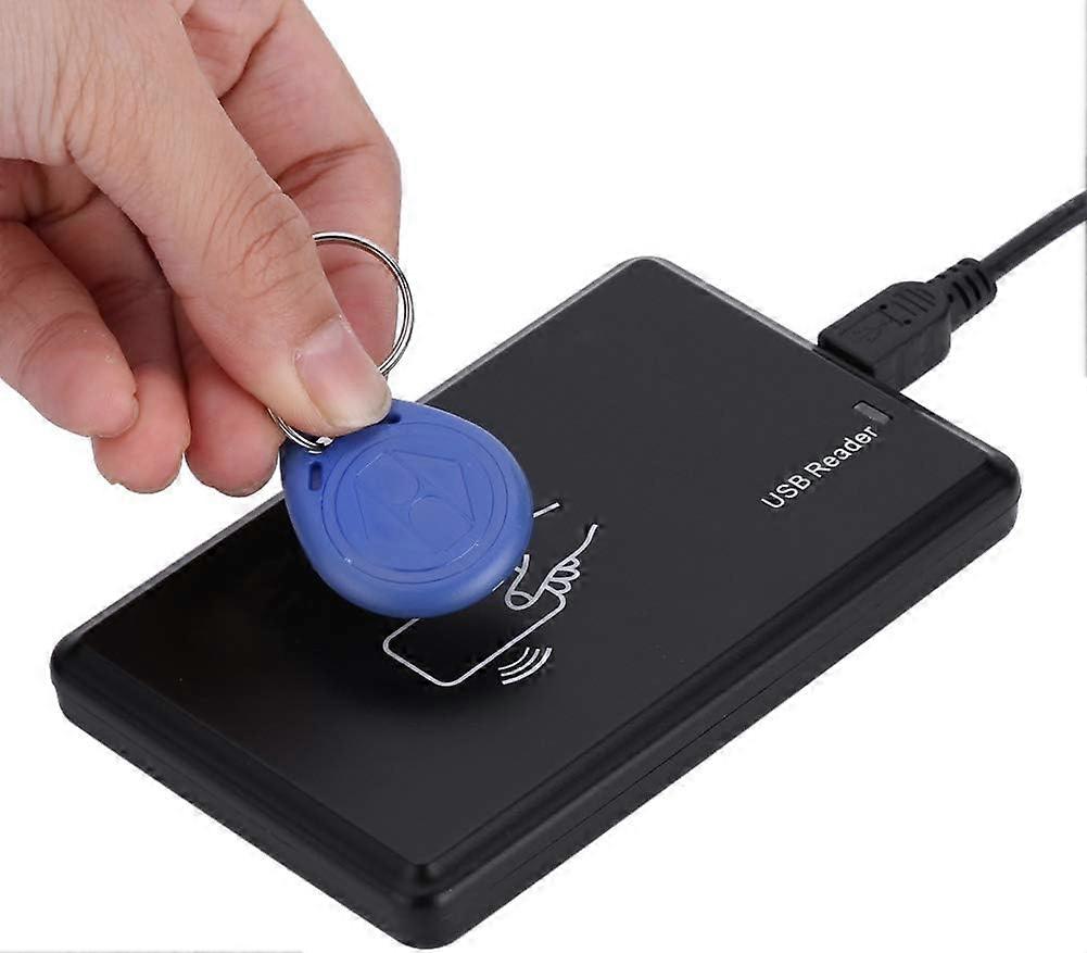 125khz USB RFID ID Card Reader & Writer & Copier/Duplicator with 5pcs ...