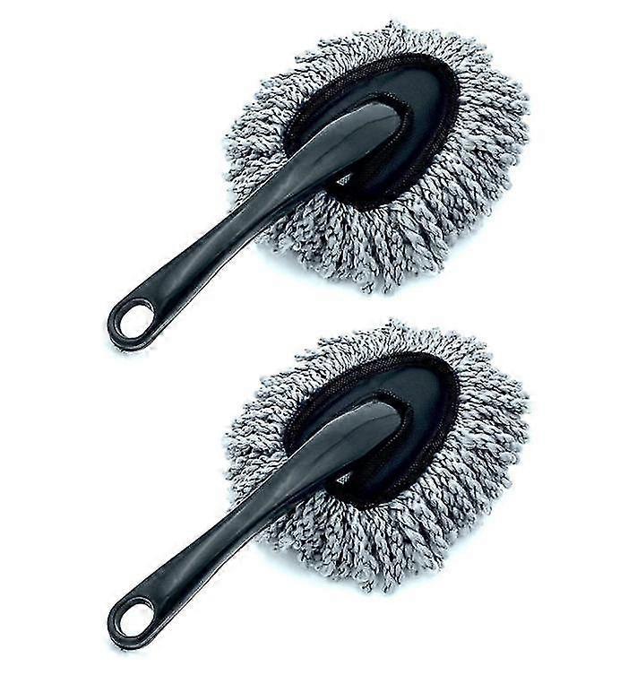 2 Pack Super Soft Microfiber Car Dash Duster Brush For Car Cleaning Home Kitchen Computer Cleaning Brush Dusting Tool