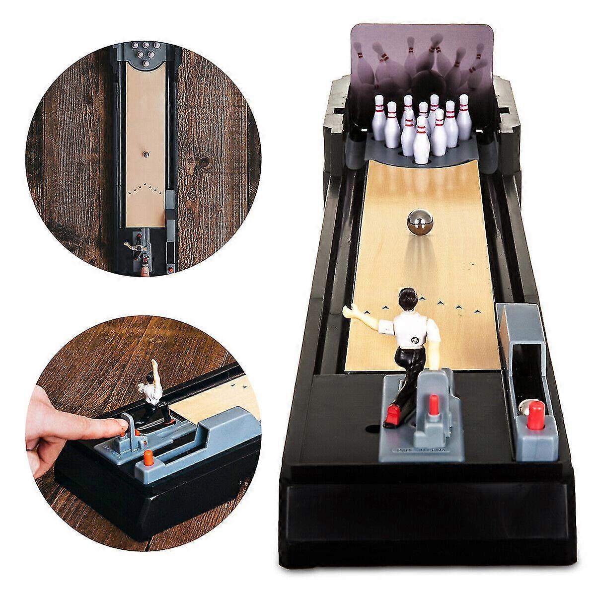 منضدية لعبة البولينج للأطفال الكبار الأسرة المرح عيد ميلاد عيد الميلاد حزب هدية مكتب