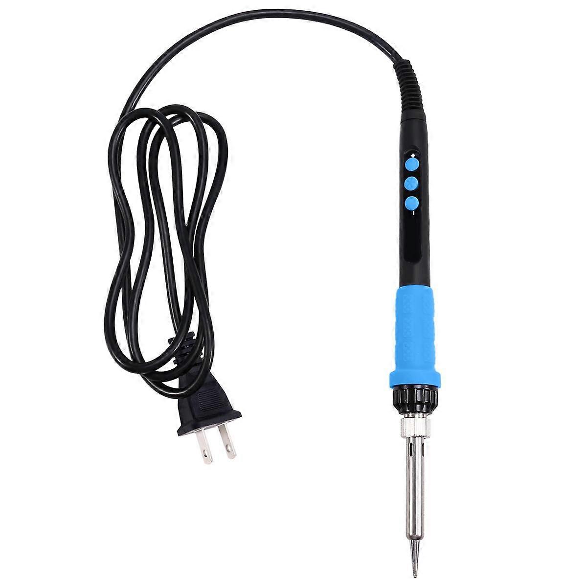 90W Internal Heating Electric Soldering Iron LED Digital Display with Switch Temperature Control Bl