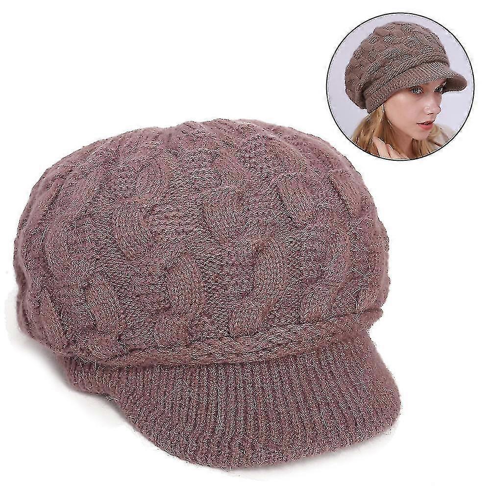 Women's Winter Warm Hat Crochet Slouchy Knitted Caps