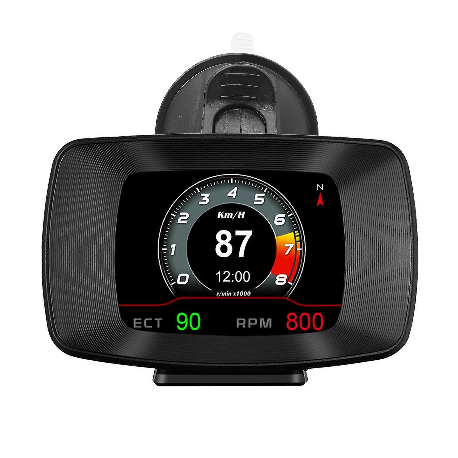 Car HUD OBD GPS Display Speedometer 8 Kinds Display Interface  Car Smart Gauge Digital Speed Gauge Car Electronics Accessories
